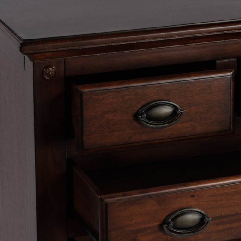 Easterbrook 4 Drawer Chest, Dark Cherry