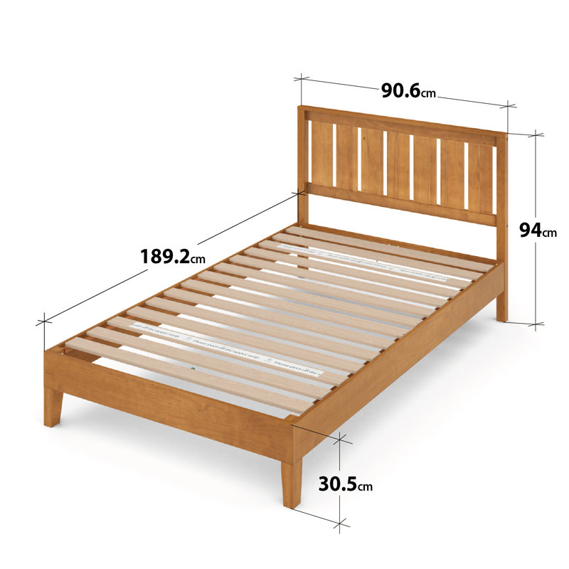 Hykkon Morgan Bed Frame, Single (3')