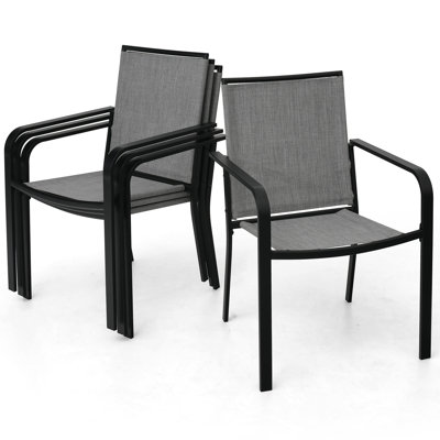 Outdoor Stacking Dining Chair (Set Of 4)