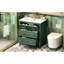 Retro Bathroom Cabinet With Ceramic Sink, Solid Wood, 3 Drawers, Colour Scheme & Style-1710975348