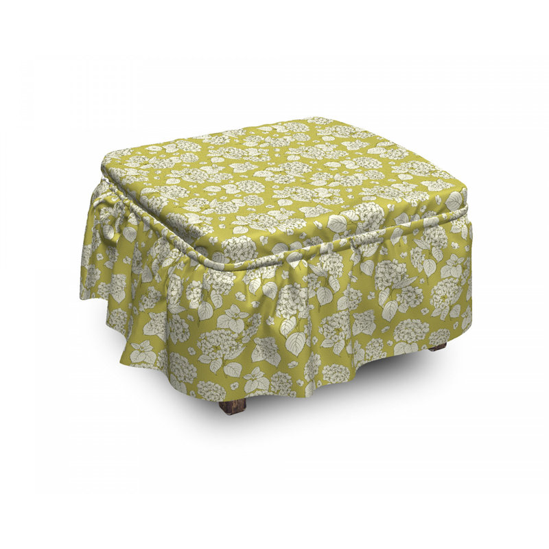 Box Cushion Ottoman Slipcover