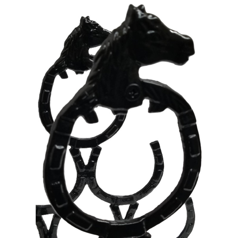 Entiat Tabletop Wine Bottle Rack in Black