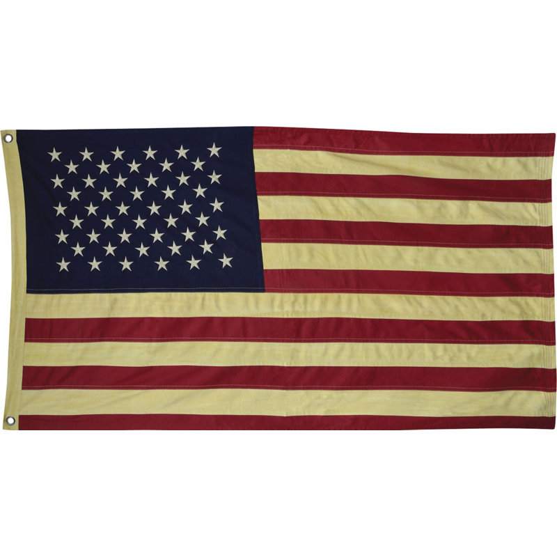 Drapeau américain vieilli 58 po