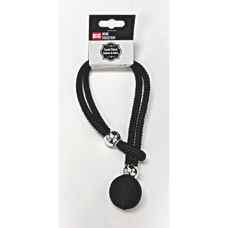 (17 ") Boule d'attache de rideau réglable, Argent argent