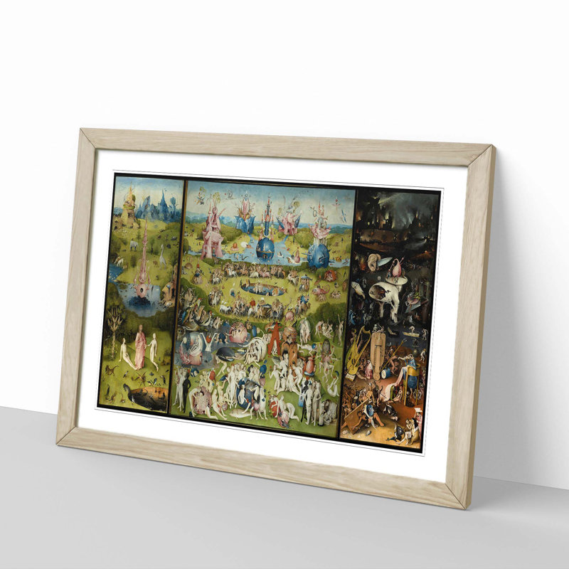 Hieronymus Bosch - Single Picture Frame Painting, Oak