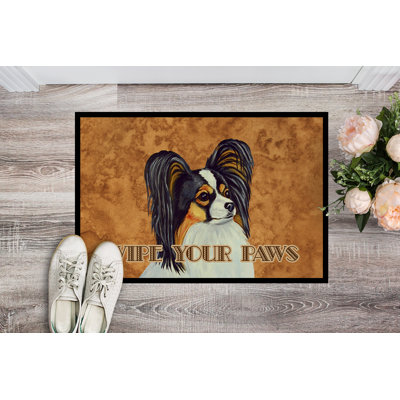 Papillon Non-Slip Indoor Doormat