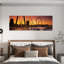 Bridge Across A River With A Ferris Wheel In The Background Golden Jubilee Bridge Thames River Millennium Wheel City Of Westminster London England by Mark Denton - Wrapped Canvas Panoramic Print-2019128488