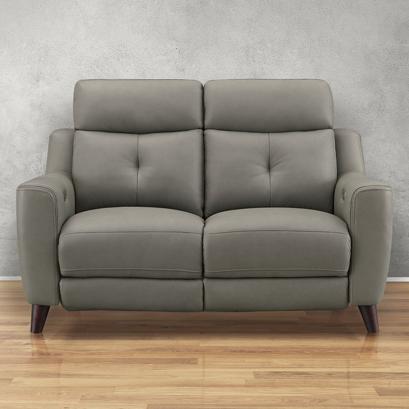 Causeuse inclinable en cuir fleur Chinook