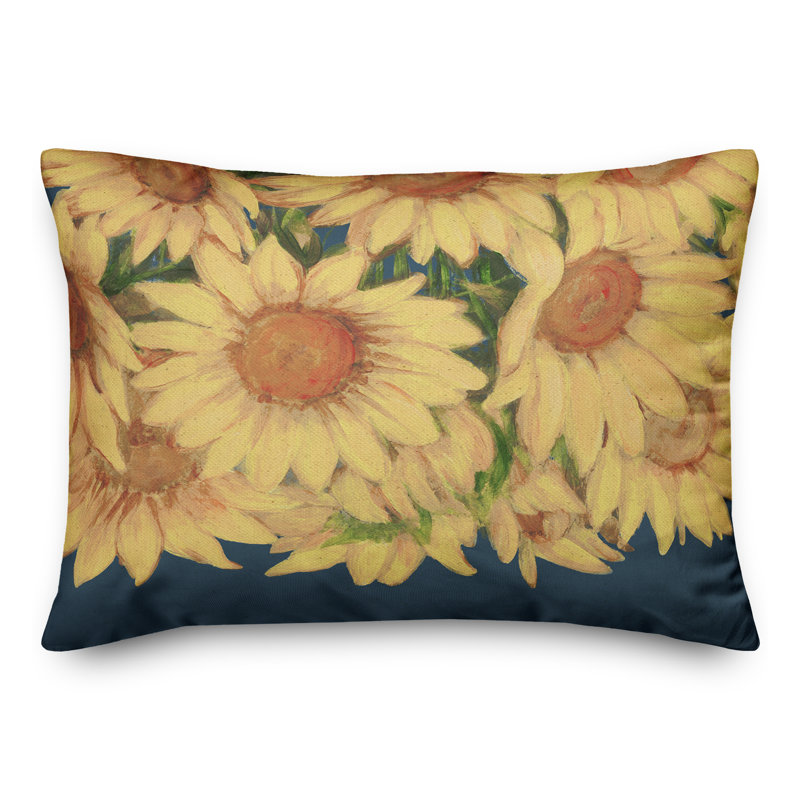  Sunflower Bunch Rectangular Pillow Cover & Insert