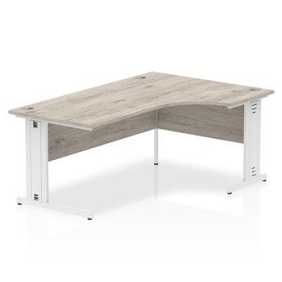 Impulse L-Shaped Metal Base Computer Desk