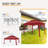 11 Ft. W x 11 Ft. D Outdoor Pop Up Soft Top Steel Patio Gazebo with Netting-109186203