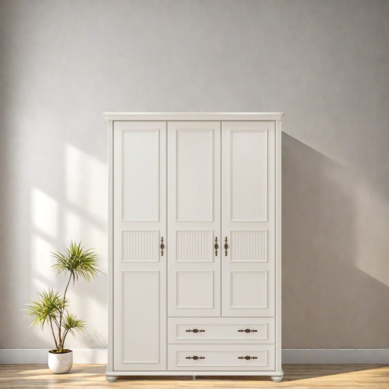Garde-robe simple de couleur unie