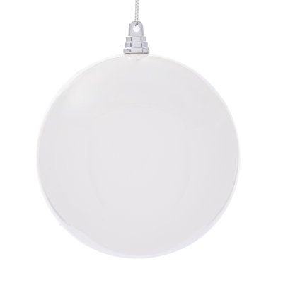  Ornement boule 4,75 "Aqua ultrabrillant. Comprend 4 ornements par sac.