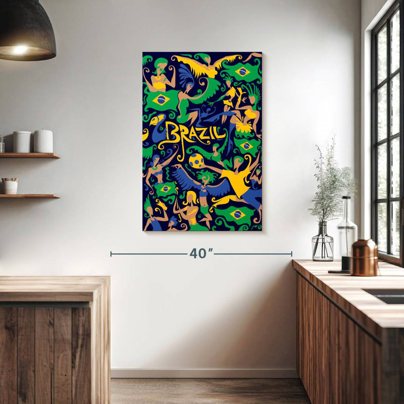 Mardi gras brésilien Nicci, H 39 po x l 26 po