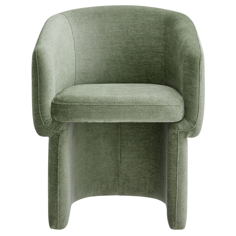 Verity Chenille Dining Armchair, Sage