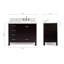 Ensemble de meuble-lavabo simple 43 po Cambridge-1096400024