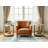 2 Tier Faux Marble End Table with Storage Shelf, Modern Side Table for Living Room, Bedroom