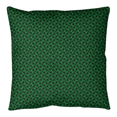 Coussin décoratif à treillis hexagonal Katelyn Elizabeth
