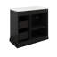 Meuble-lavabo 36 po avec lavabo en céramique, meuble-lavabo simple avec 4 tiroirs, porte à fermeture en douceur et tablette réglable-1119603848
