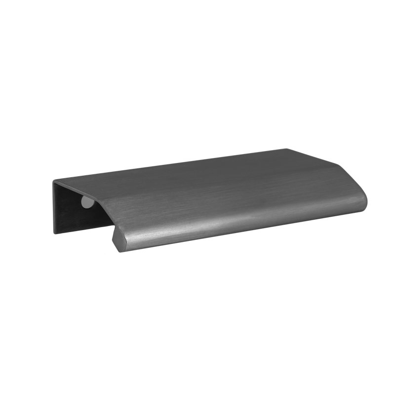 Cabinet Finger Edge Pull, Satin Stainless Steel, 7 7/8″