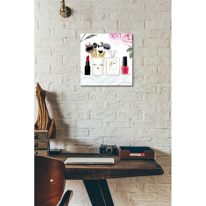 «Get Glam X» par Victoria Borges, art mural en verre acrylique, H 12 po x l 12 po x P 0,13 po