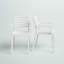 Chaise de salle à manger empilable pour patio Melissus-797481247