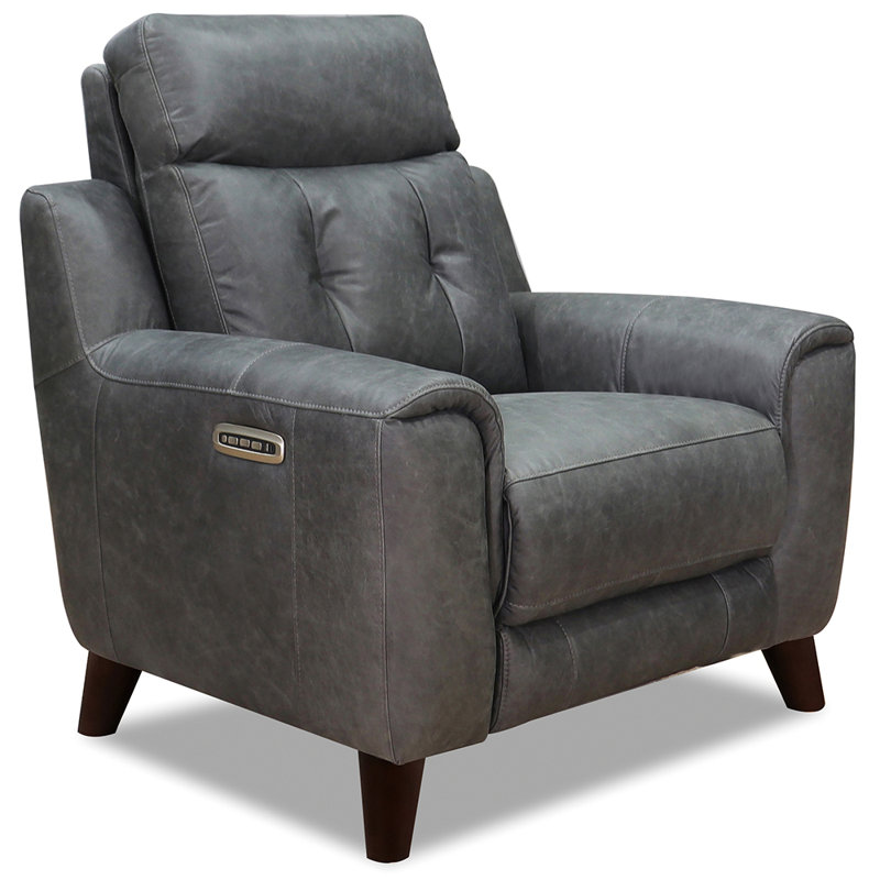 Fauteuil inclinable en cuir Roemy