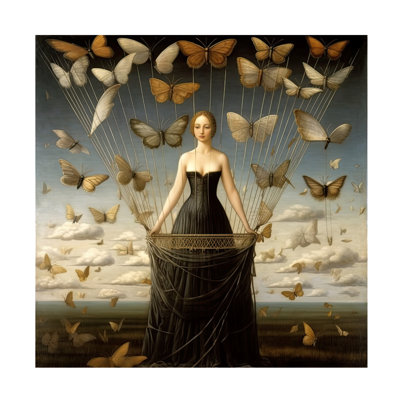 Bolog Sasha Butterfly Travel Canvas Art