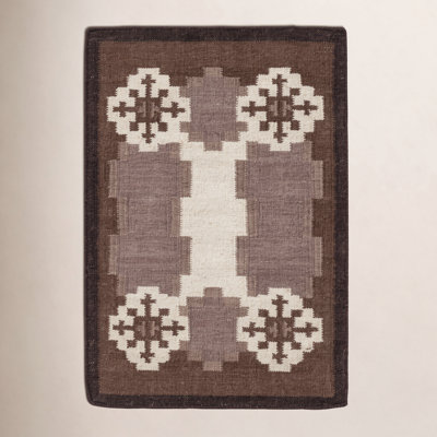 Heidi Nordic Flatweave Geometric Wool Rug