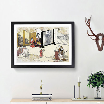 Seeing a Performance by Kitagawa Utamaro - Picture Frame Painting Print