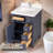  Oakford 24 Inch Bathroom Vanity with Sink, Navy Blue – 100% Premium Solid Wood Vanity Cabinet – 1.5" Thick Quartz Countertop – Water-Resistant Finish – Fully Assembled-290144611-290144597