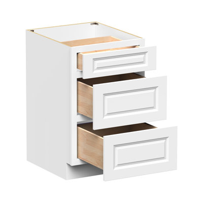 Armoire de tiroir de cuisine prête à assembler l 21 po x P 24 po x H 34,5 po CASAINC