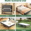 Lit pliant de 75 po x 46 po de large avec matelas en mousse à mémoire de forme de 5 po, tête de lit réglable, structure en métal robuste, convient à la chambre à coucher, mousse de 46 po spacieuse, cadre de 75 po pour personnes de grande taille, silencieux et stable