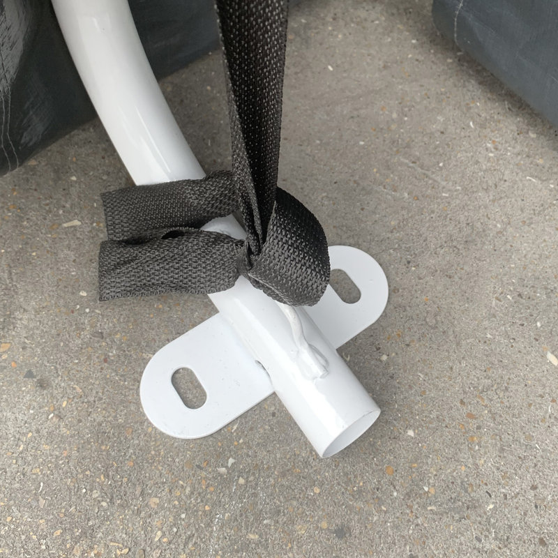 Ahriel 2.8m x 2.4m x 2.4m Plastic Apex Bike Shed