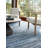 Denim Chindi Blue Hand Hooked Cotton Rug-102346084
