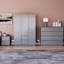 3 Piece Bedroom Set (2 Drawer Bedside Chest, 8 Drawer Chest, 3 Door 2 Drawer Wardrobe), (100% FSC)-1003513254