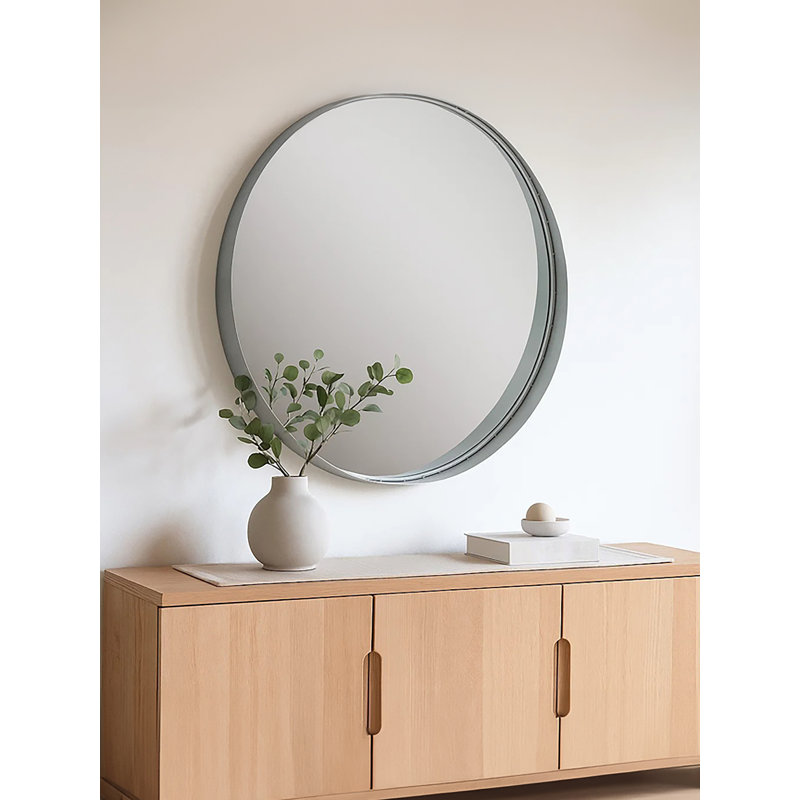 Alfons Metal Round Mirror