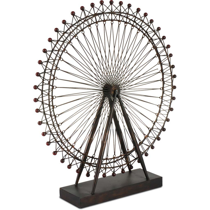London Eye Sculpture, 27" H x 25" W x 3" D