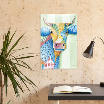Vache matelassée, art contemporain de vache