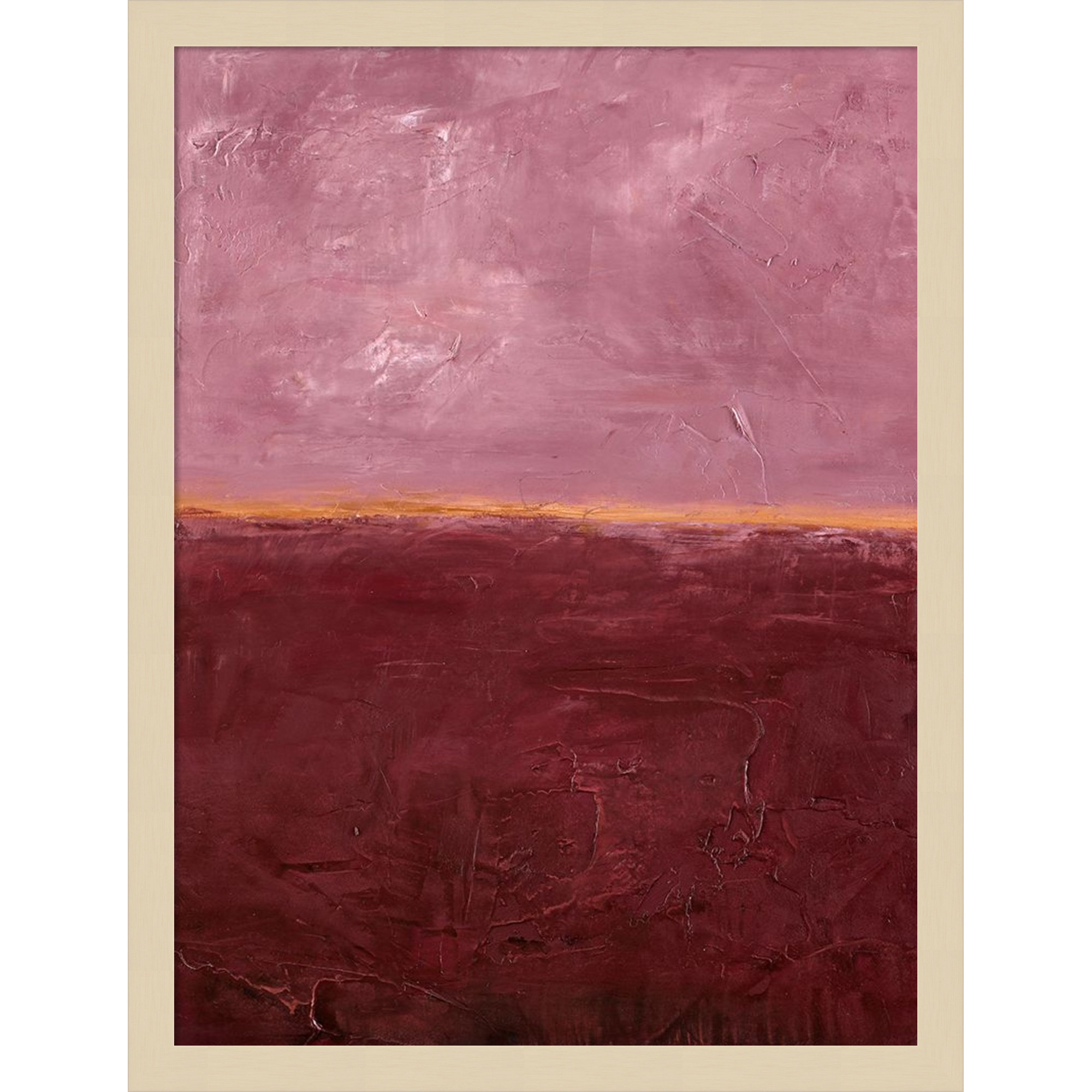 Edge Rose by Design Fabrikken Wood Framed Wall Art Print, 21" H x 16" W, Brown