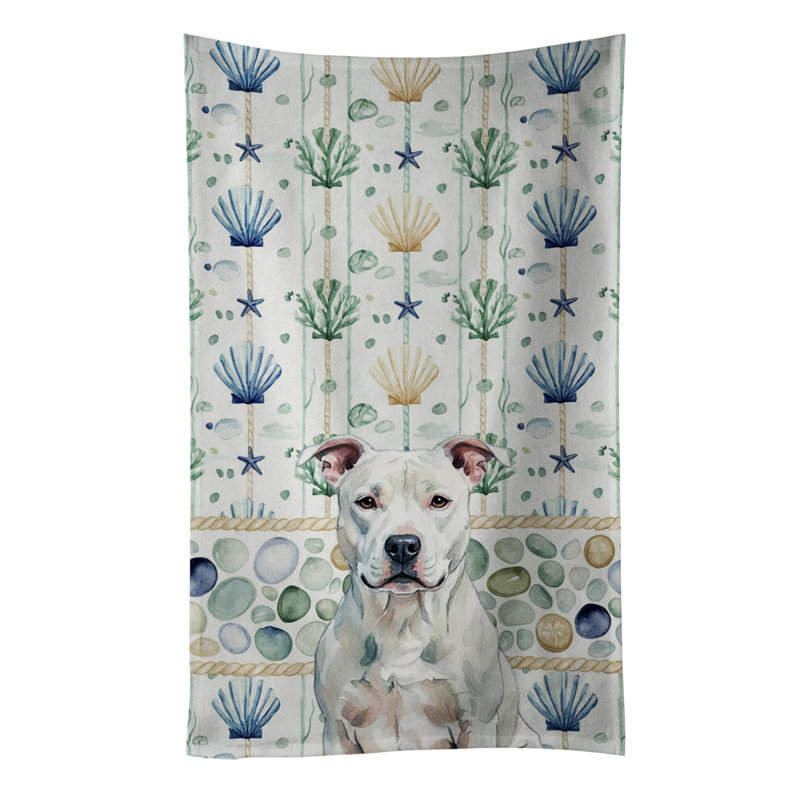 Torchon blanc blanc Staffordshire Terrier, Staffordshire terrier blanc américain