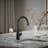 Simplice Single-Handle Bar Sink Faucet, Secondary Faucet with High-Arch Swing Spout-62770848