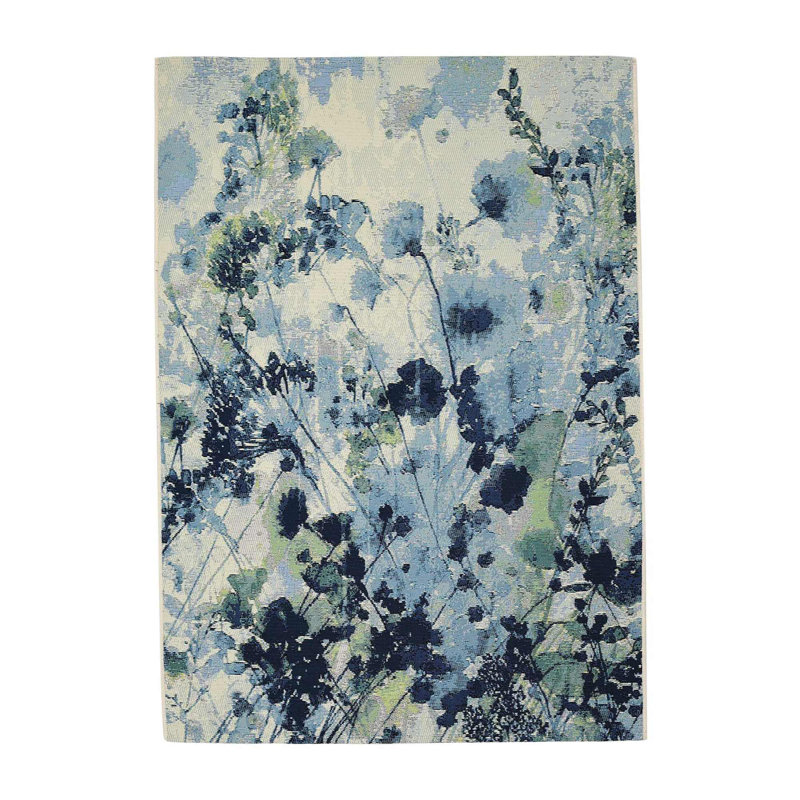 Cogburn Geometric Jacquard Indoor / Outdoor Area Rug, Rectangle 120 x 170 cm 