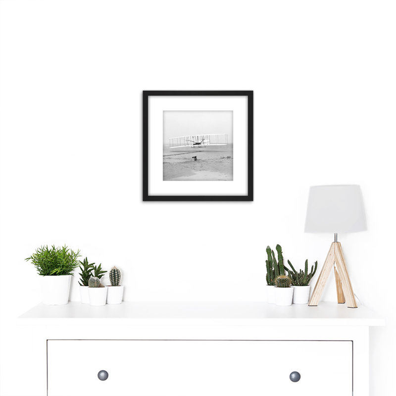 Daniels First Flight Wright Brothers 1903 Photo - Single Picture Frame Print