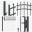 Steel Gate Fencing-121122472