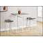 Table de salle à manger rectangulaire moderne à hauteur de comptoir de 32 pouces, compacte et durable pour les petites cuisines-1601296220