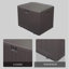 Coffre de terrasse verrouillable avec roulettes 35 gallons Decksplore 