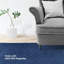 Tapis rond bleu foncé Melgoza-2085501385