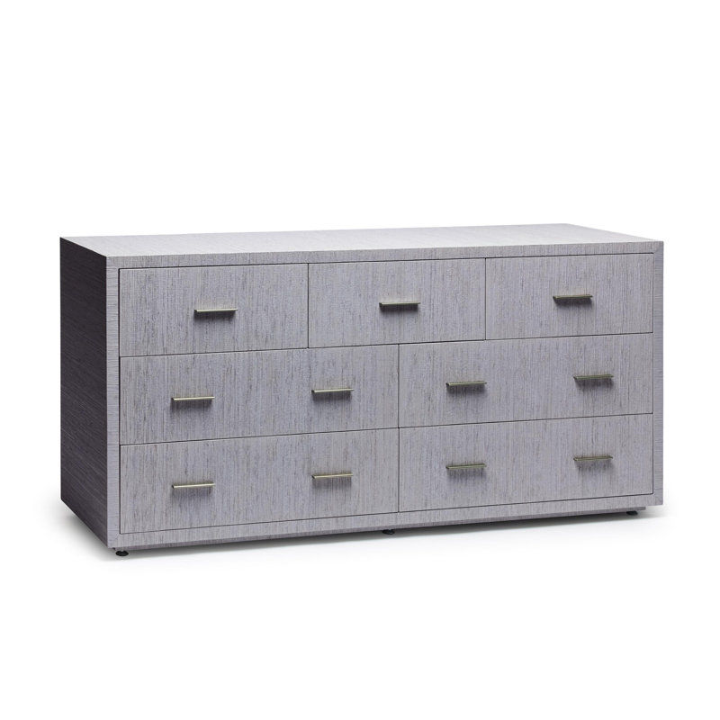 Commode 7 tiroirs Livia, Brume