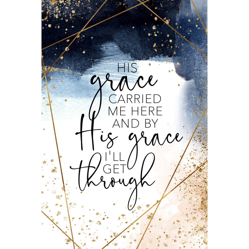 Wood Plaque Wall Décor, His Grace Carried Me Here